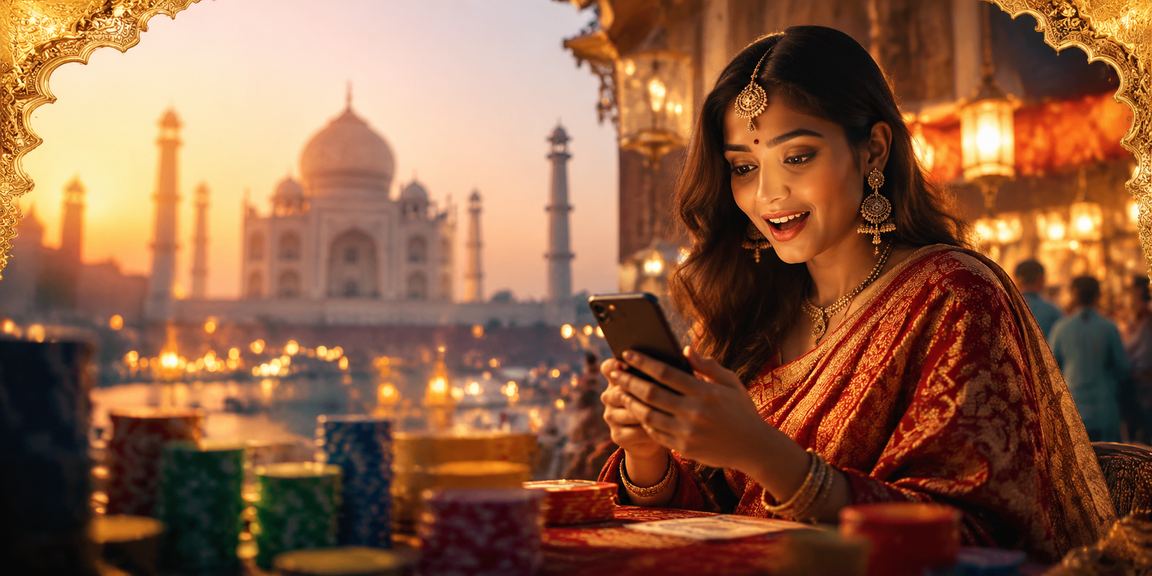 Payment transaction shown on mobile device in Agra near the Taj Mahal